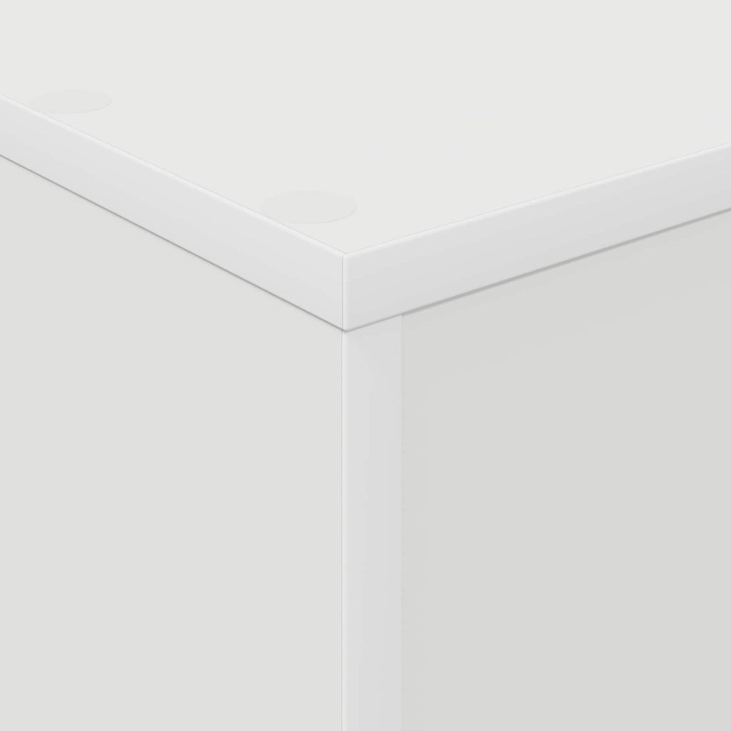 vidaXL Regał na gazety Biały 70 x 41 x 96 cm Materiał drewnopochodny