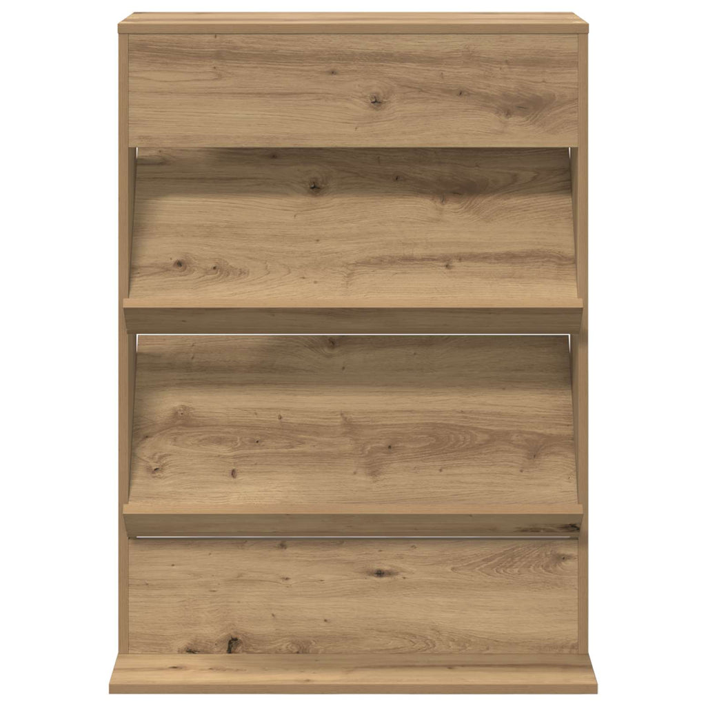 vidaXL Regał na gazety Dąb rzemieślniczy 70 x 41 x 96 cm