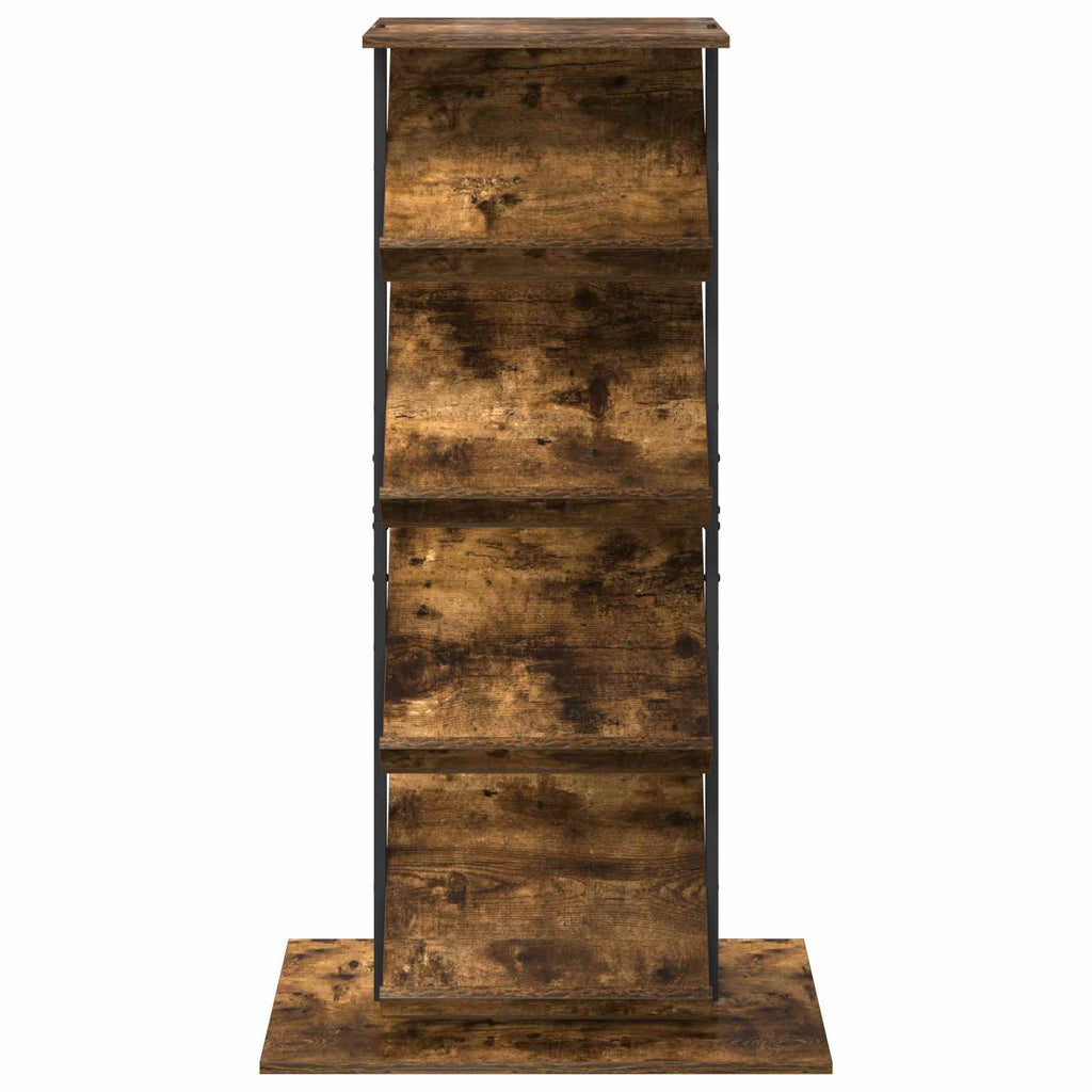 vidaXL Regał na gazety Dąb wędzony 68 x 40 x 123.5 cm
