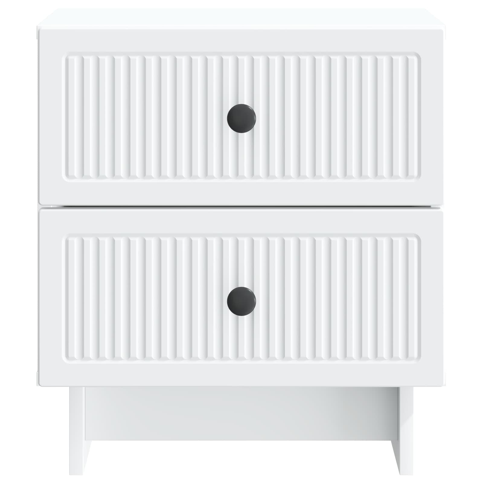 vidaXL Szafka Nocna z szufladą 2 pcs Biały 43 x 34,5 x 47,5 cm