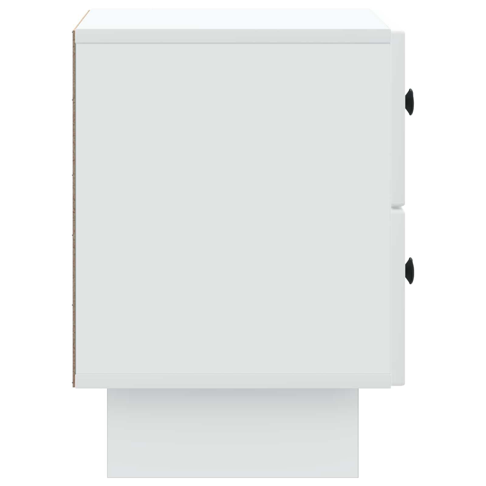 vidaXL Szafka Nocna z szufladą 2 pcs Biały 43 x 34,5 x 47,5 cm