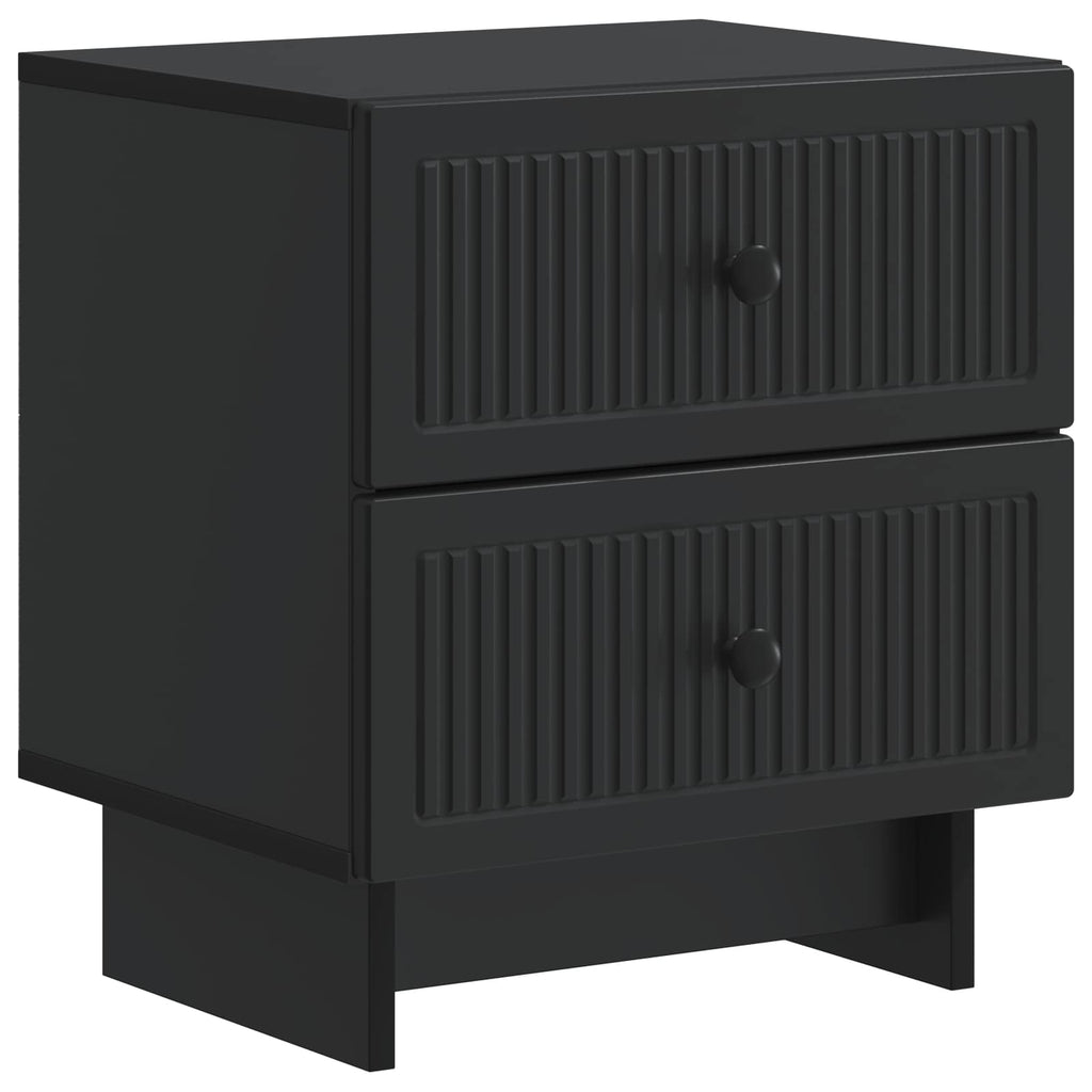 vidaXL Szafka Nocna Czarny 43 x 34,5 x 47,5 cm Drewno inżynieryjne