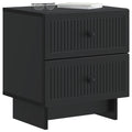 vidaXL Szafka Nocna Czarny 43 x 34,5 x 47,5 cm Drewno inżynieryjne