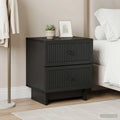 vidaXL Szafka Nocna 2 szt. Czarny 43 x 34,5 x 47,5 cm