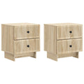 vidaXL Szafka Nocna z szufladą 2 pcs dąb Sonoma 43 x 34,5 x 47,5 cm