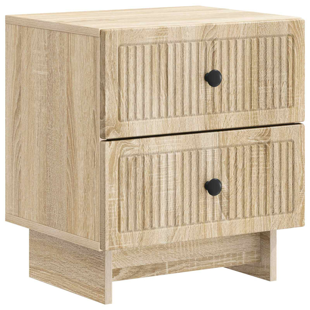 vidaXL Szafka Nocna z szufladą 2 pcs dąb Sonoma 43 x 34,5 x 47,5 cm