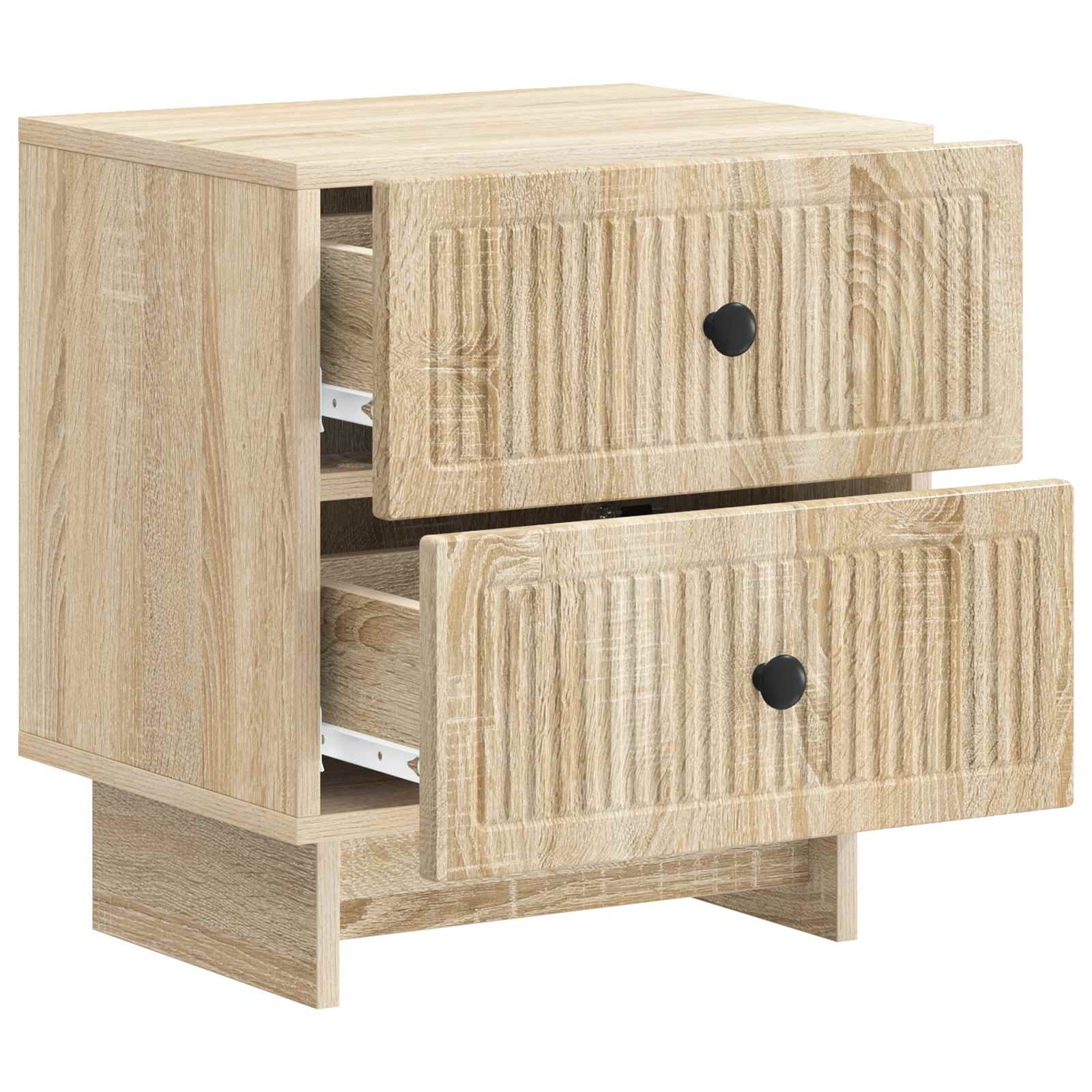 vidaXL Szafka Nocna z szufladą 2 pcs dąb Sonoma 43 x 34,5 x 47,5 cm