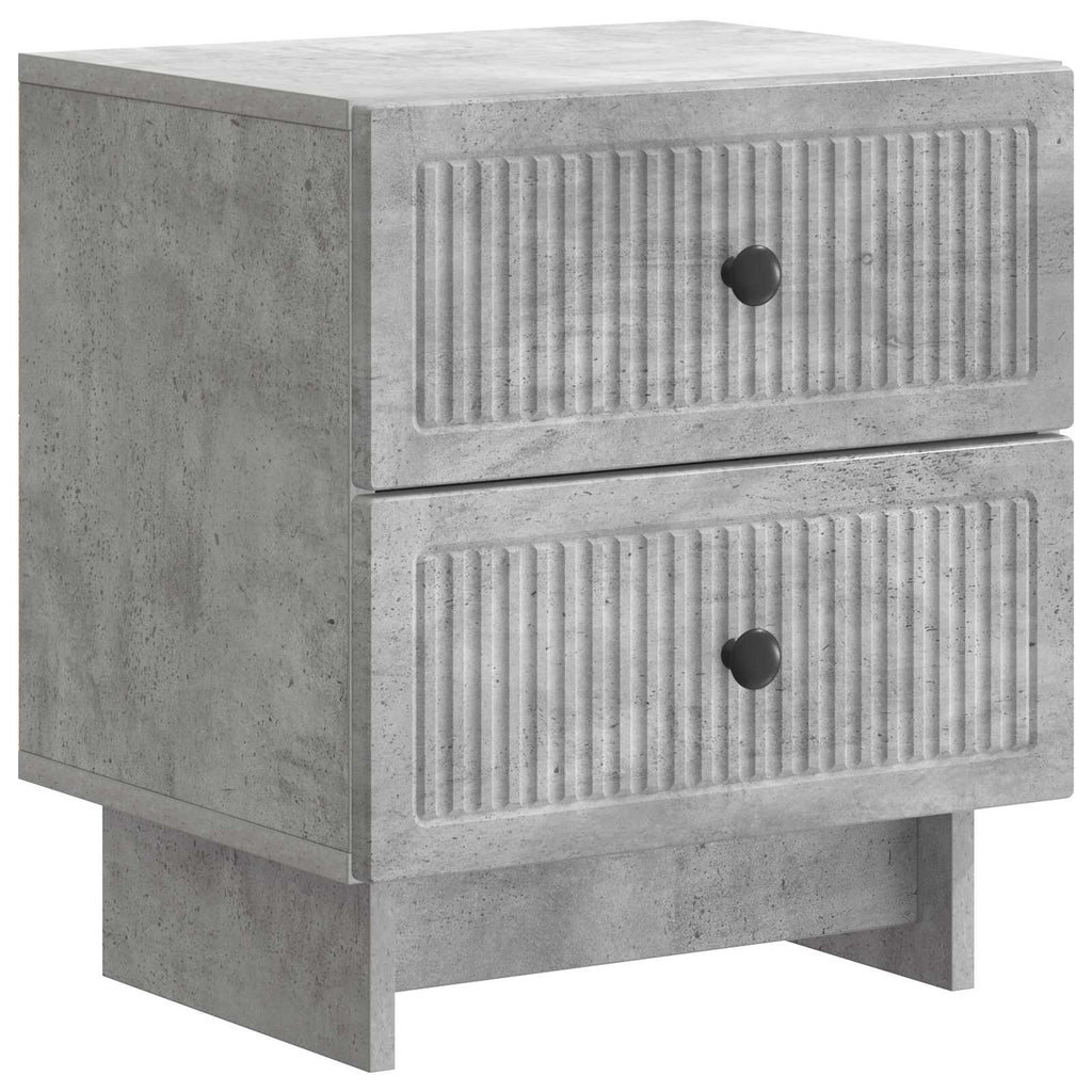 vidaXL Szafka Nocna z szufladą Betonowy szary 43 x 34,5 x 47,5 cm