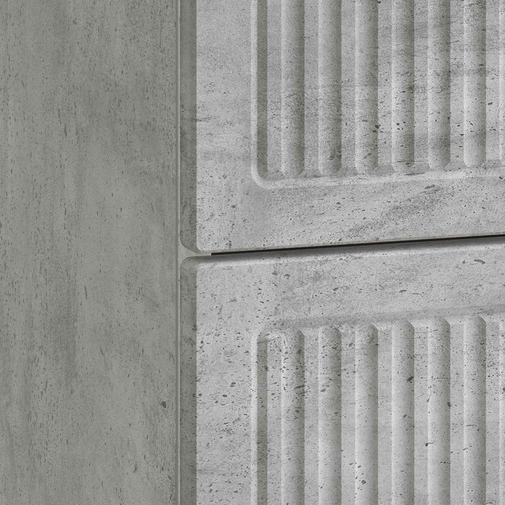 vidaXL Szafka Nocna 2 pcs Betonowy szary 43 x 34,5 x 47,5 cm