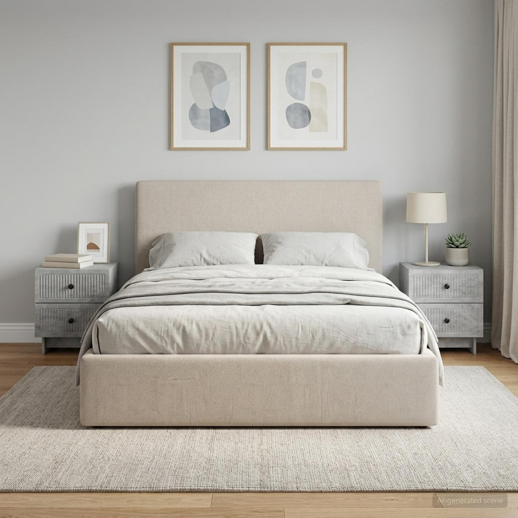vidaXL Szafka Nocna 2 szt. Betonowy szary 43 x 34,5 x 47,5 cm