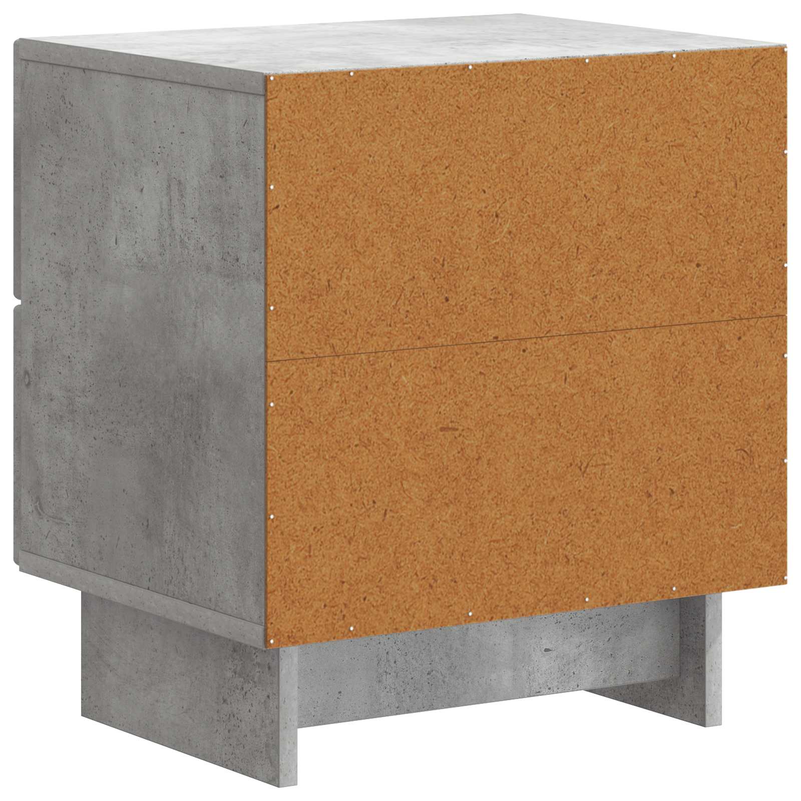 vidaXL Szafka Nocna 2 pcs Betonowy szary 43 x 34,5 x 47,5 cm