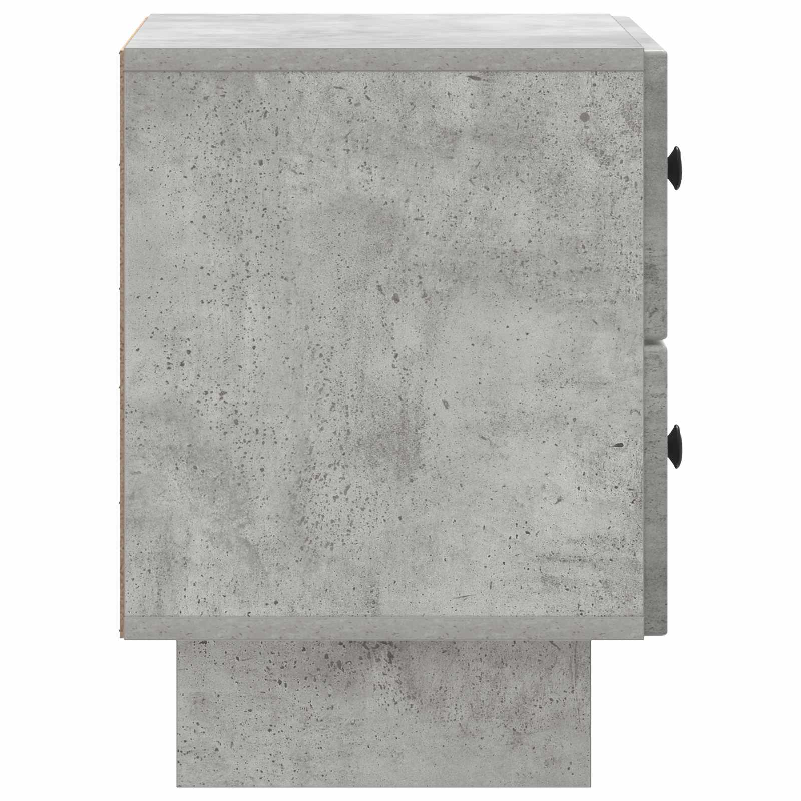 vidaXL Szafka Nocna 2 pcs Betonowy szary 43 x 34,5 x 47,5 cm