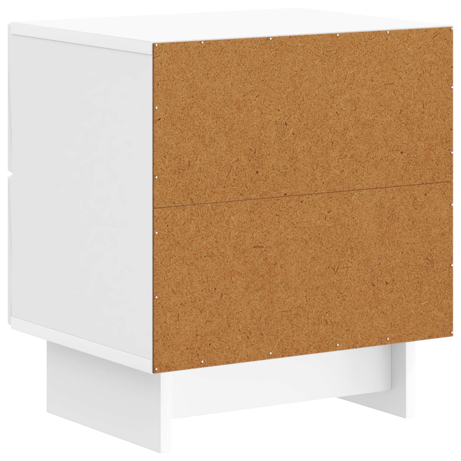 vidaXL Szafka Nocna 2 pcs Biały wysoki połysk 43 x 34,5 x 47,5 cm