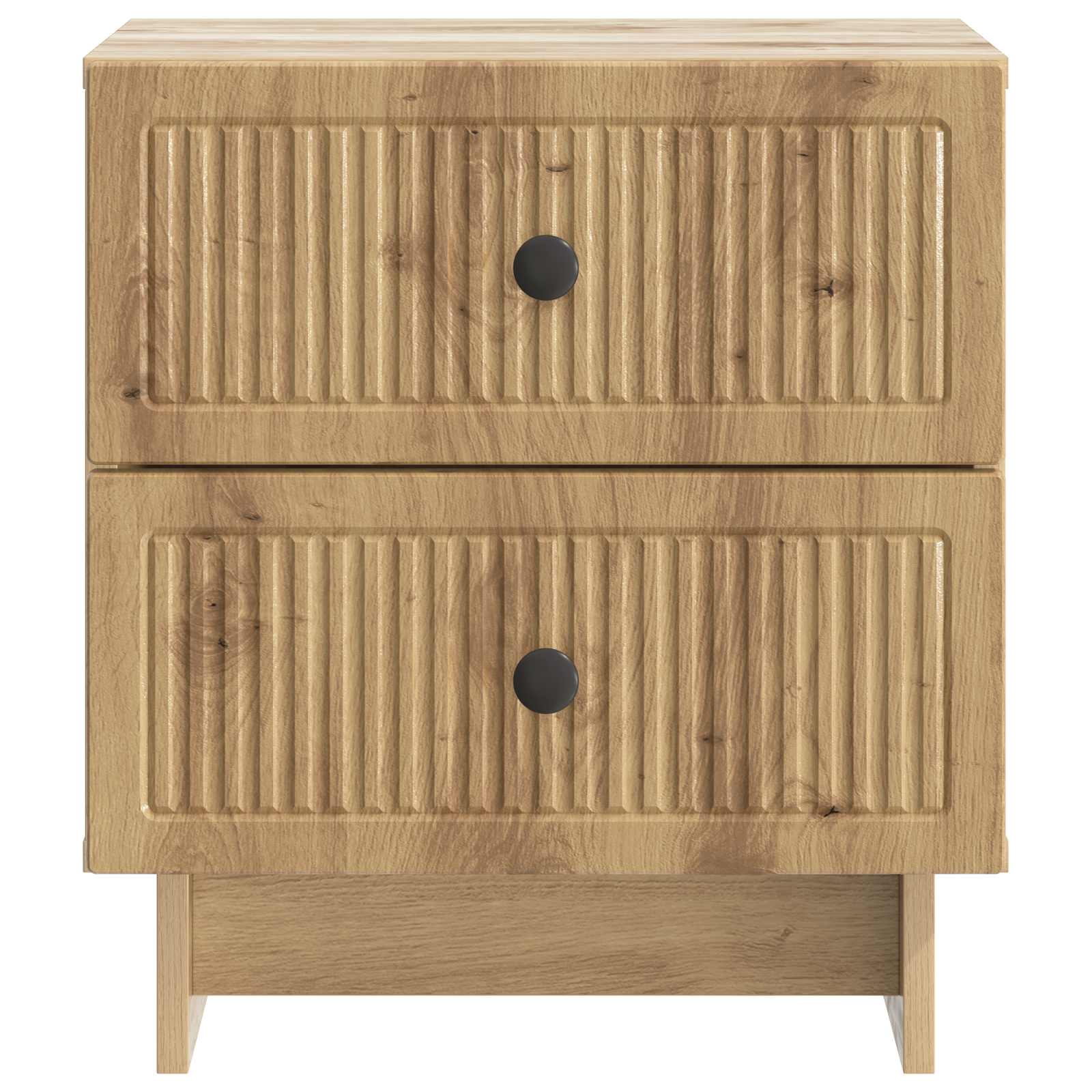vidaXL Szafka Nocna z szufladą 2 pcs Dąb artisan 43 x 34,5 x 47,5 cm