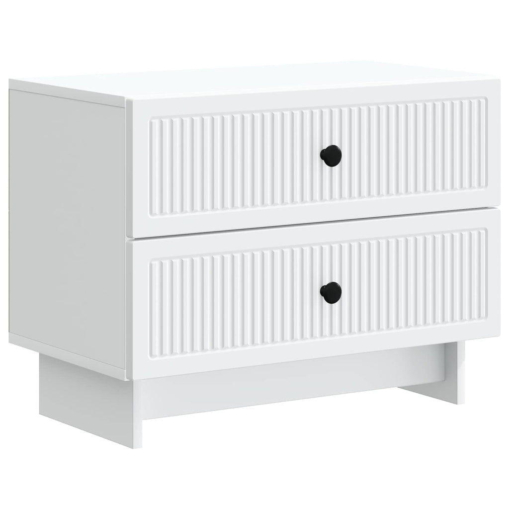 vidaXL Szafka Nocna Biały 62 x 34,5 x 47,5 cm Drewno inżynieryjne