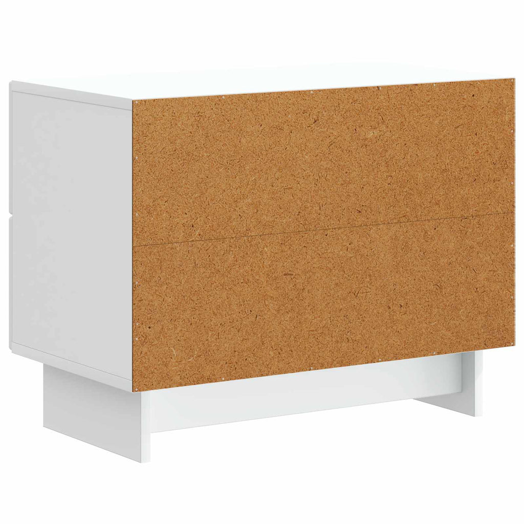 vidaXL Szafka Nocna Biały 62 x 34,5 x 47,5 cm Drewno inżynieryjne