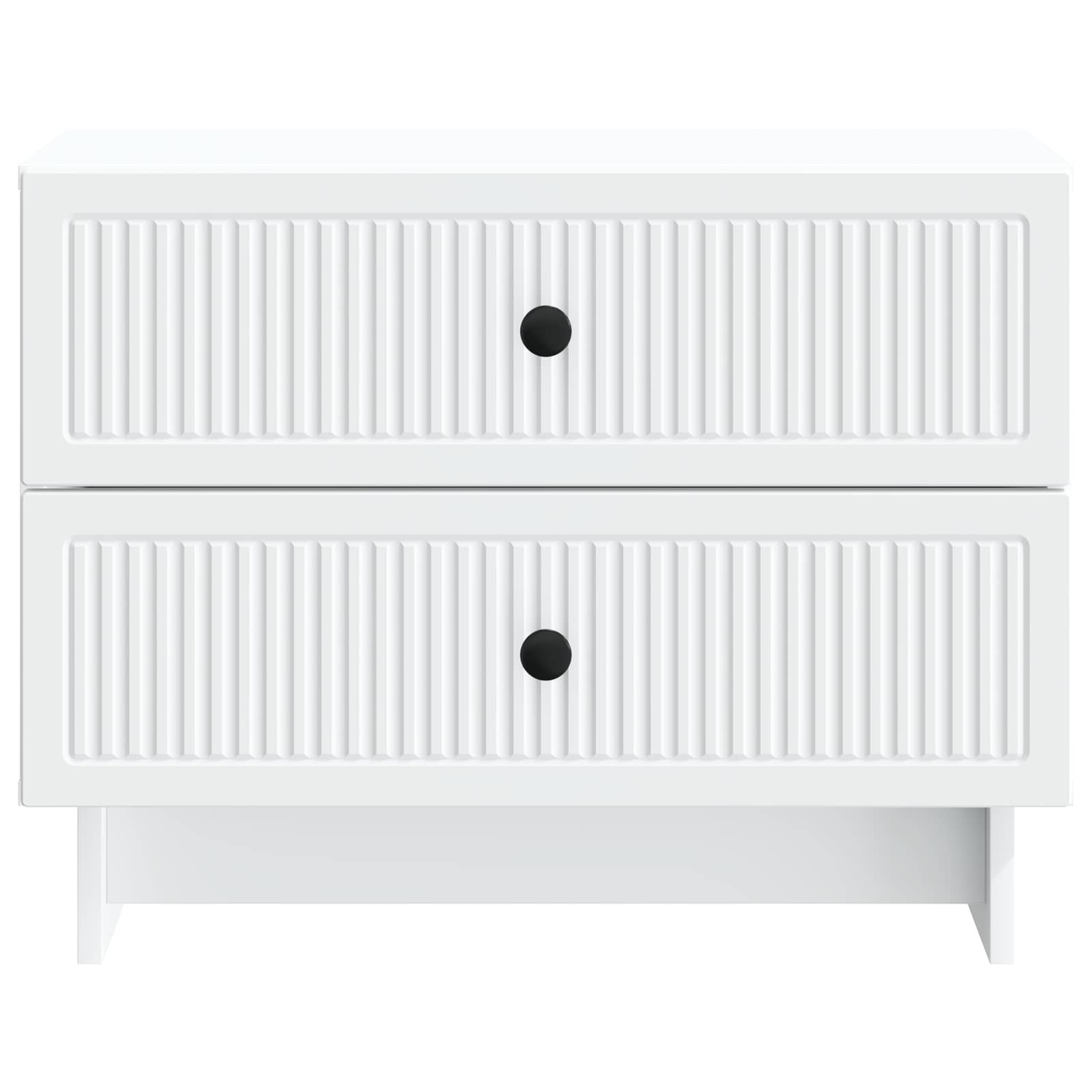 vidaXL Szafka Nocna Biały 62 x 34,5 x 47,5 cm Drewno inżynieryjne