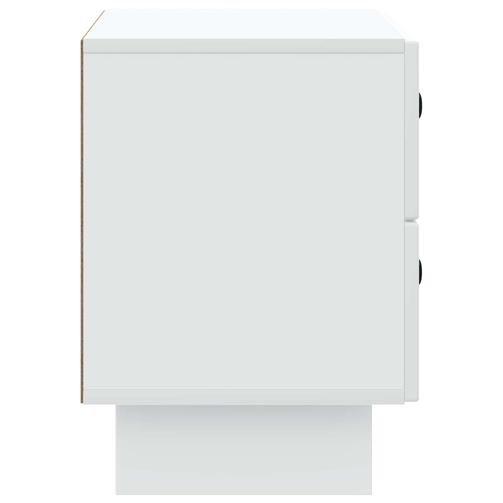 vidaXL Szafka Nocna Biały 62 x 34,5 x 47,5 cm Drewno inżynieryjne