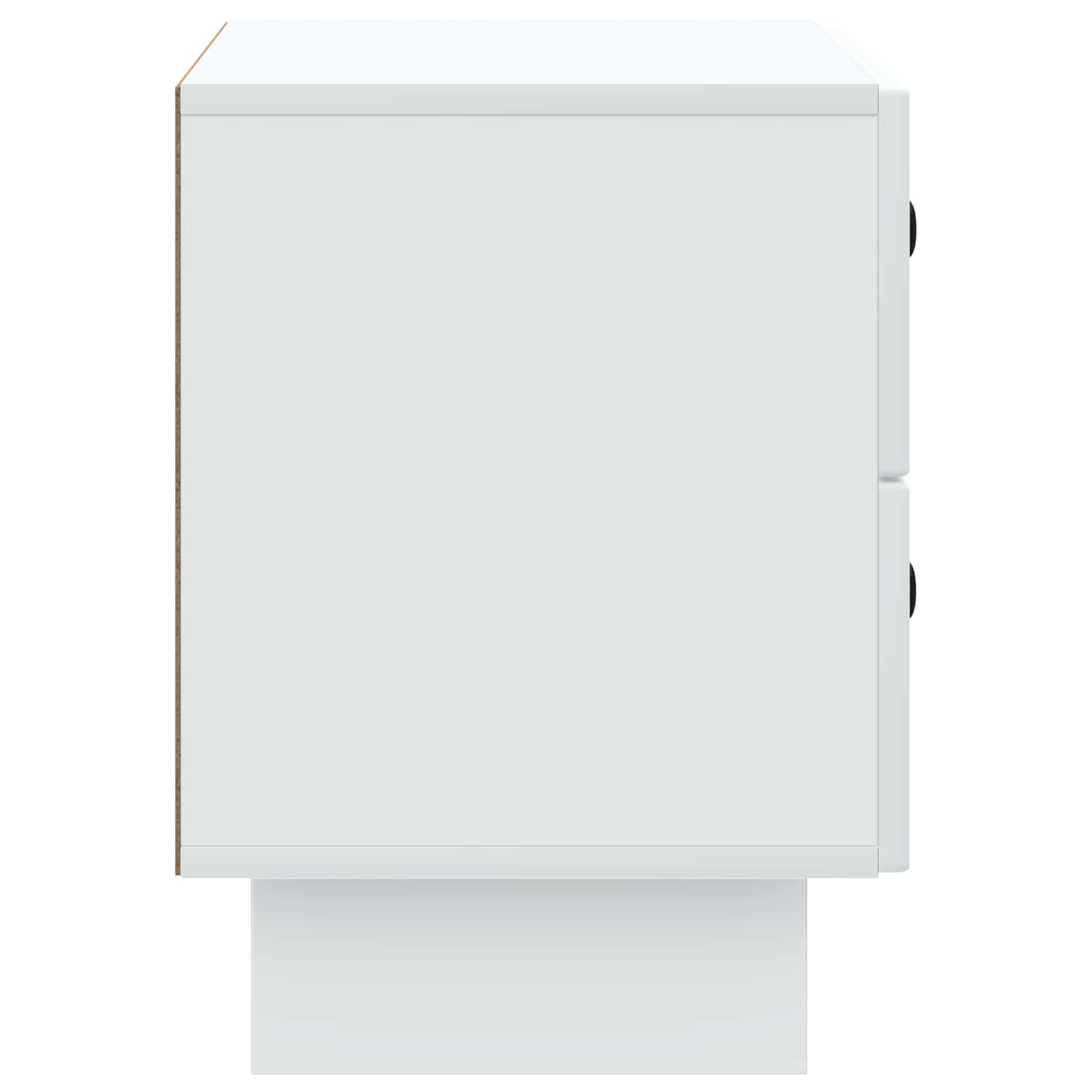 vidaXL Szafka Nocna Biały 62 x 34,5 x 47,5 cm Drewno inżynieryjne
