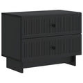 vidaXL Szafka Nocna Czarny 62 x 34,5 x 47,5 cm Drewno inżynieryjne