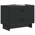 vidaXL Szafka Nocna Czarny 62 x 34,5 x 47,5 cm Drewno inżynieryjne