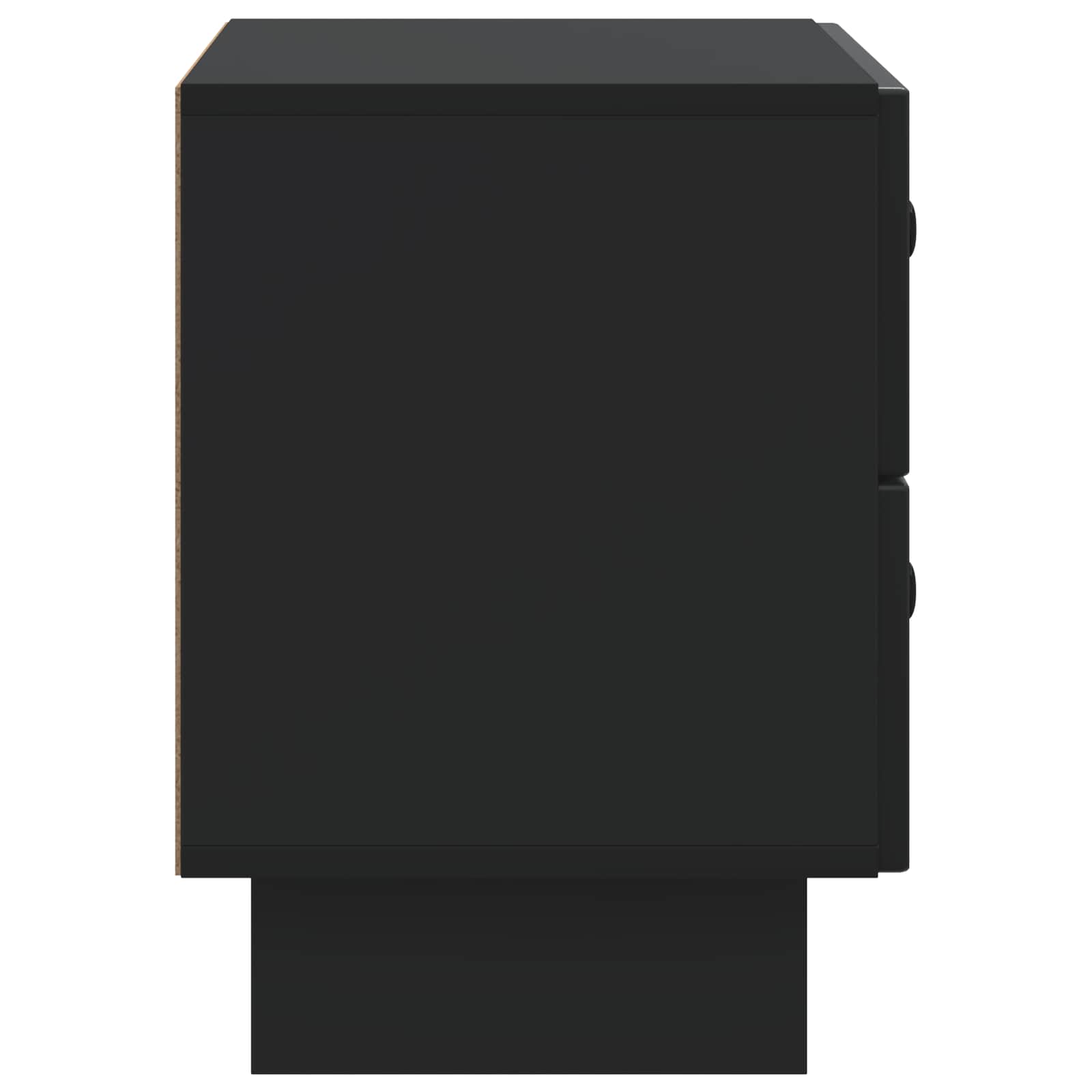 vidaXL Szafka Nocna Czarny 62 x 34,5 x 47,5 cm Drewno inżynieryjne