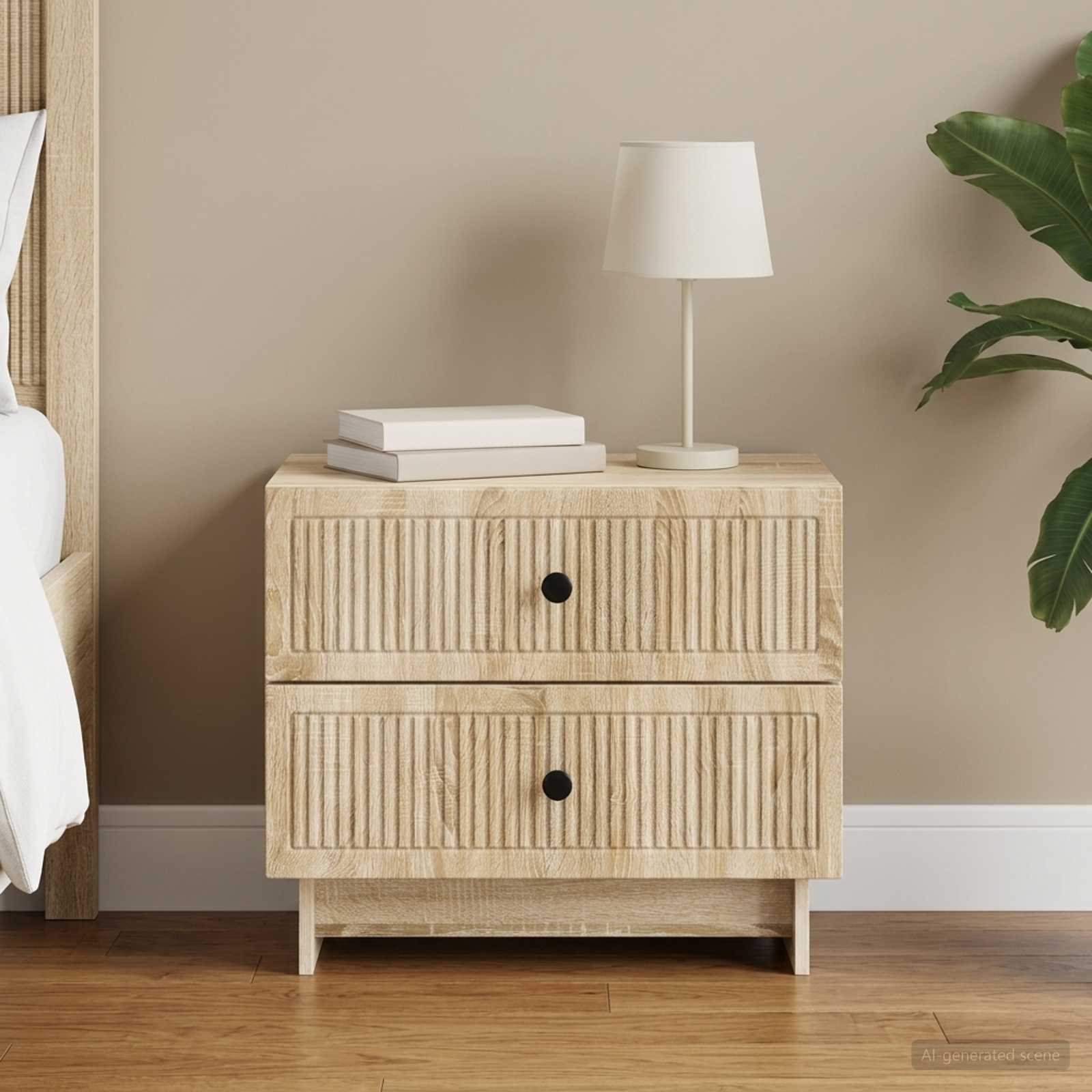 vidaXL Szafka Nocna dąb Sonoma 62 x 34,5 x 47,5 cm Drewno inżynieryjne