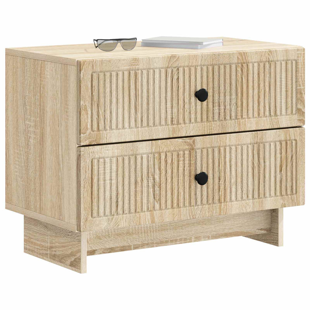 vidaXL Szafka Nocna dąb Sonoma 62 x 34,5 x 47,5 cm Drewno inżynieryjne