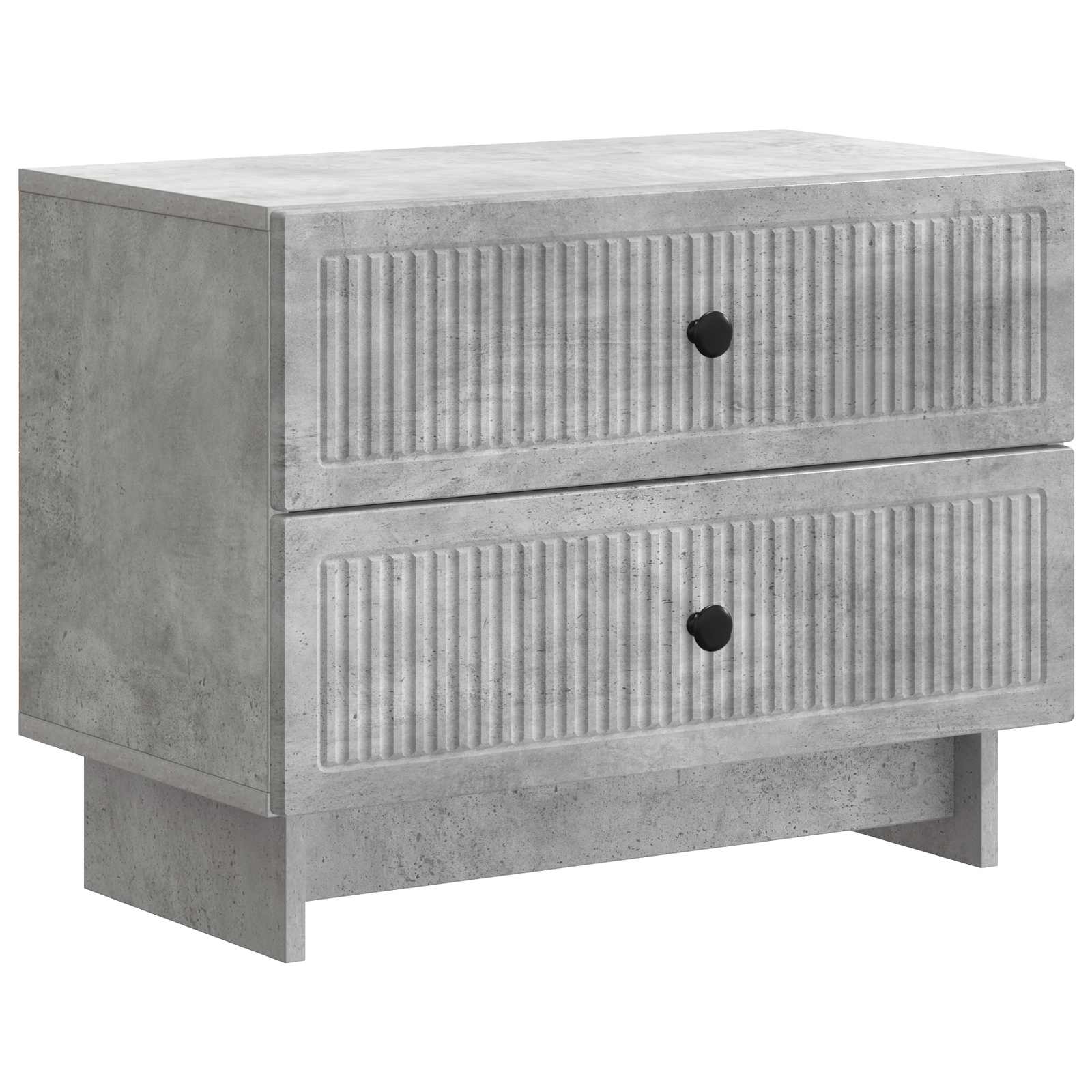vidaXL Szafka Nocna z szufladą Betonowy szary 62 x 34,5 x 47,5 cm