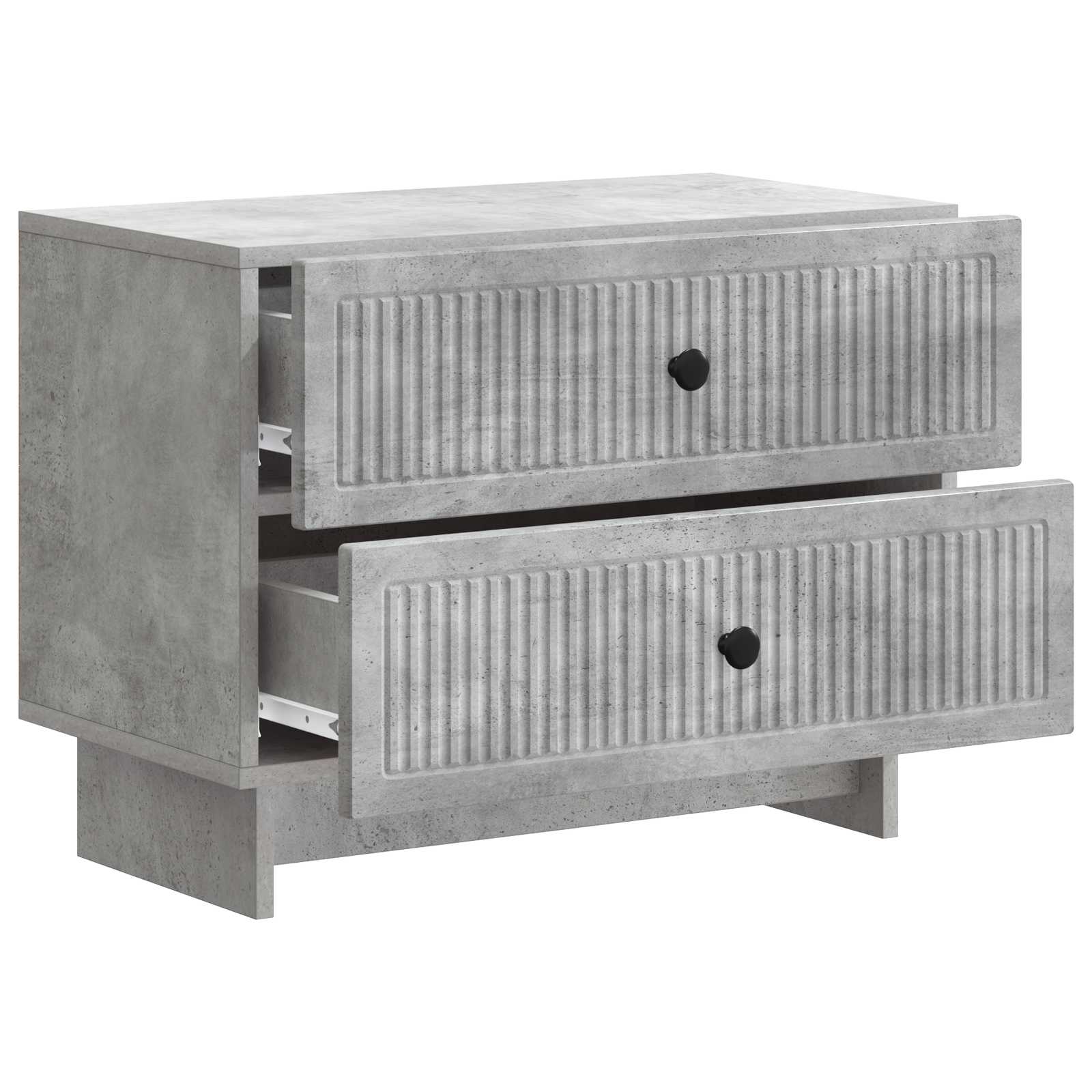 vidaXL Szafka Nocna z szufladą Betonowy szary 62 x 34,5 x 47,5 cm