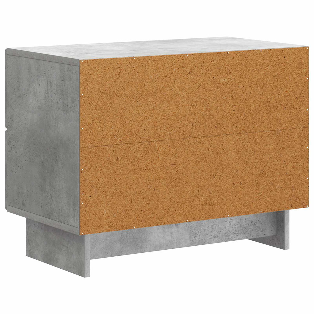 vidaXL Szafka Nocna z szufladą Betonowy szary 62 x 34,5 x 47,5 cm