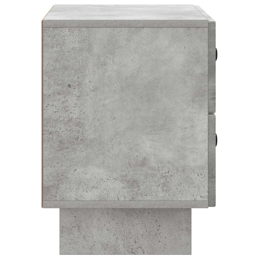 vidaXL Szafka Nocna z szufladą Betonowy szary 62 x 34,5 x 47,5 cm