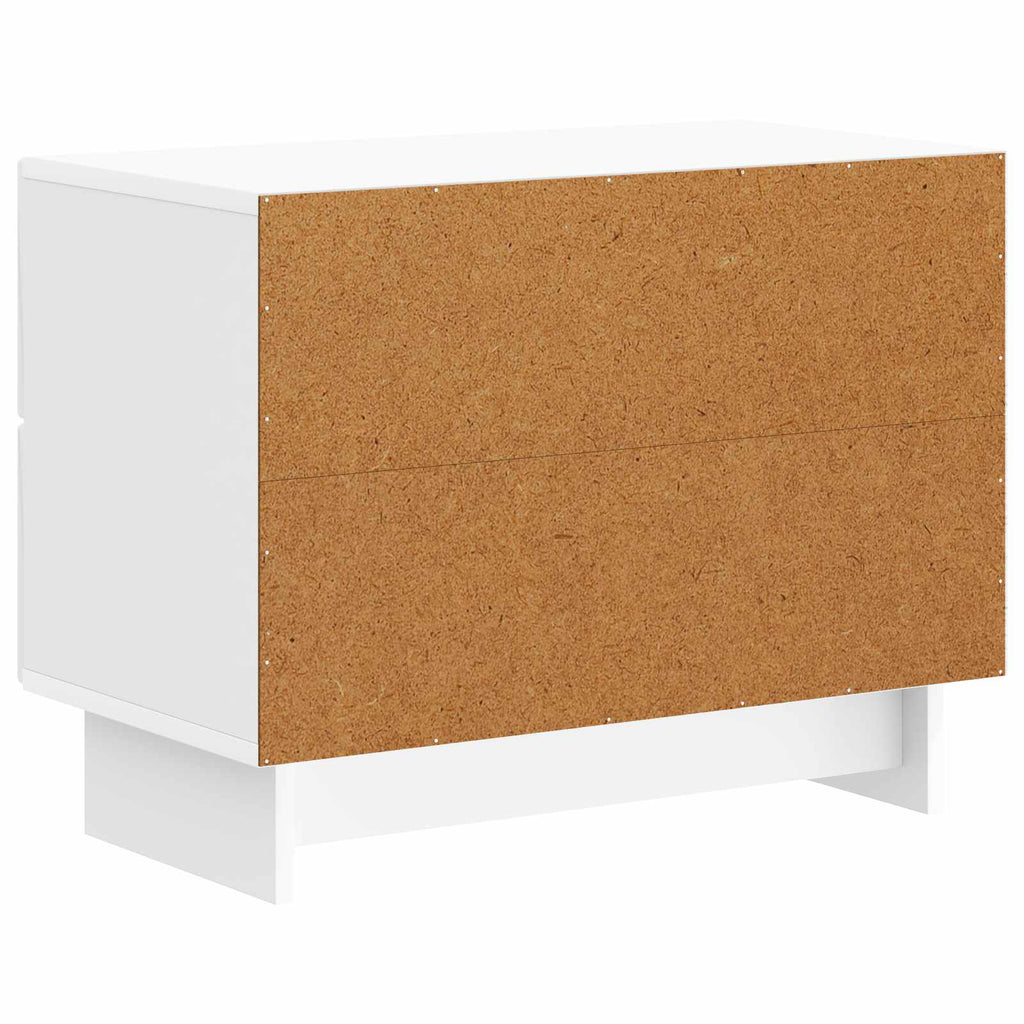 vidaXL Szafka Nocna z szufladą Biały wysoki połysk 62 x 34,5 x 47,5 cm
