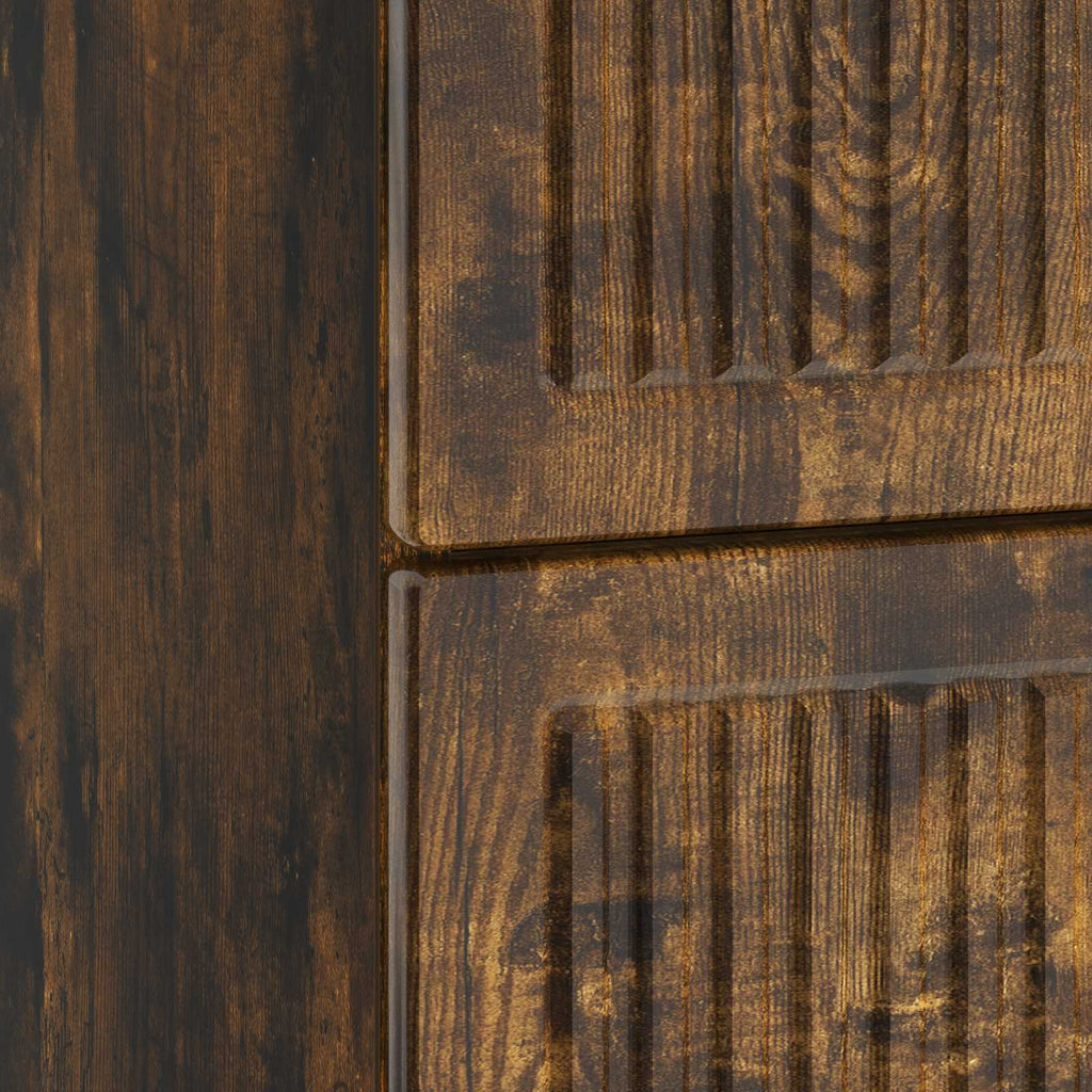 vidaXL Szafka Nocna z szufladą Dąb wędzony 62 x 34,5 x 47,5 cm