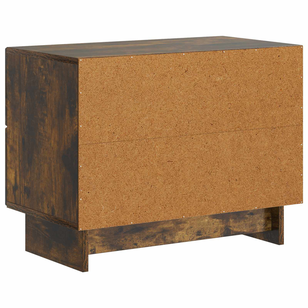 vidaXL Szafka Nocna z szufladą Dąb wędzony 62 x 34,5 x 47,5 cm