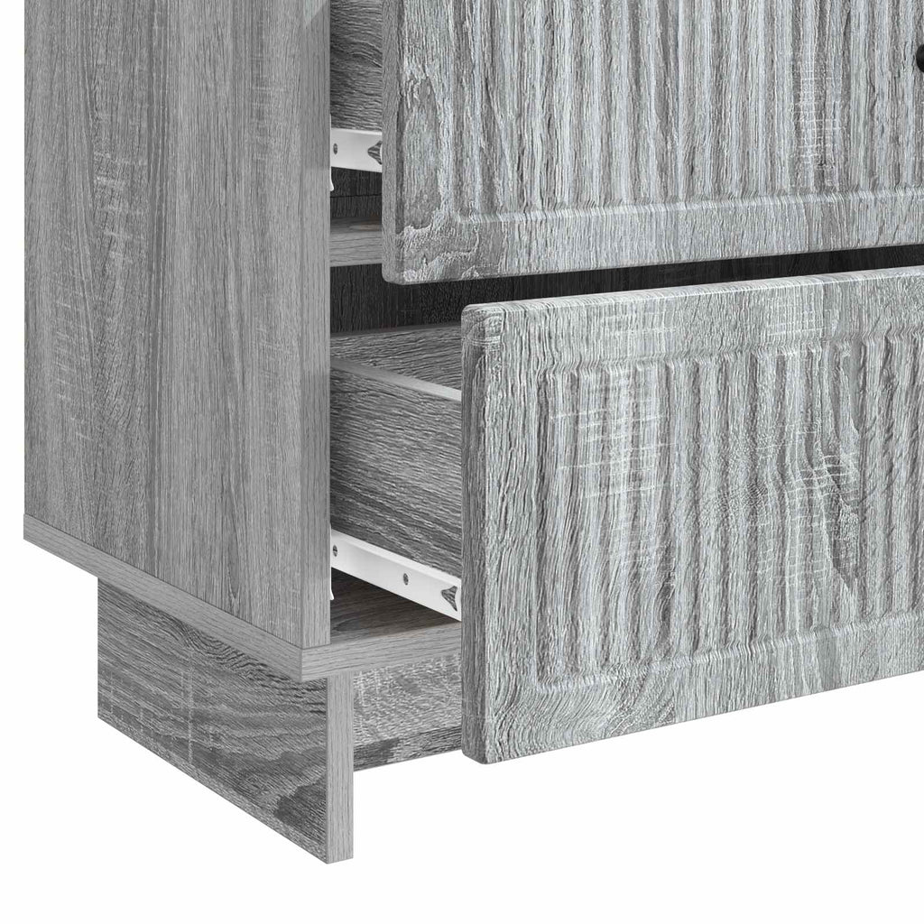 vidaXL Szafka Nocna z szufladą Szary Sonoma 62 x 34,5 x 47,5 cm