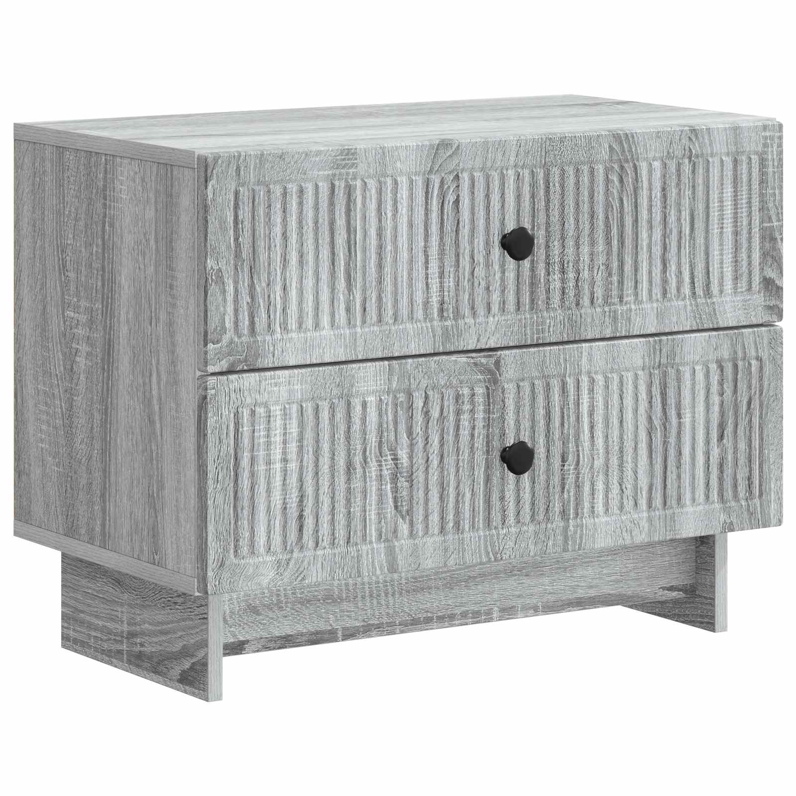 vidaXL Szafka Nocna z szufladą Szary Sonoma 62 x 34,5 x 47,5 cm