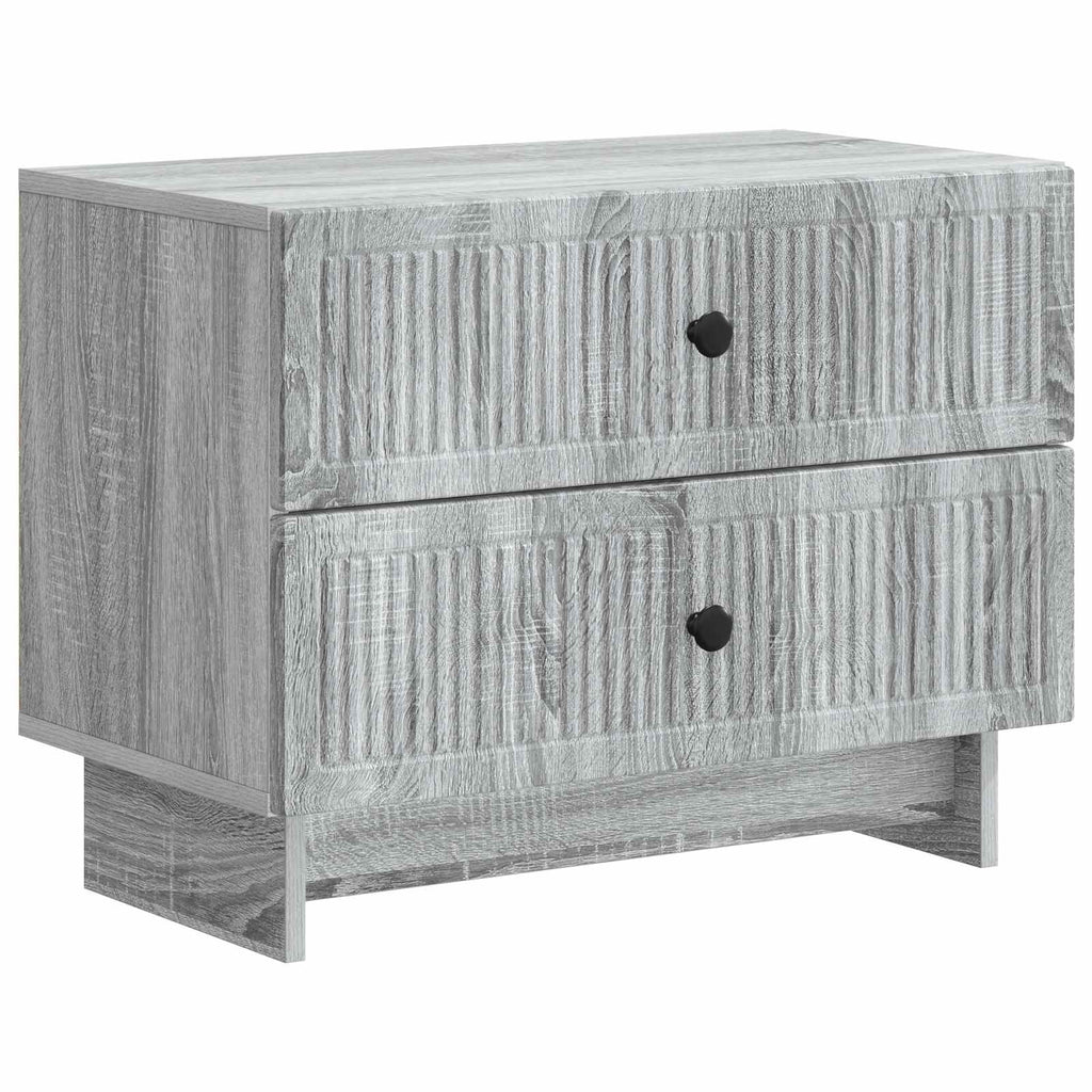 vidaXL Szafka Nocna z szufladą Szary Sonoma 62 x 34,5 x 47,5 cm