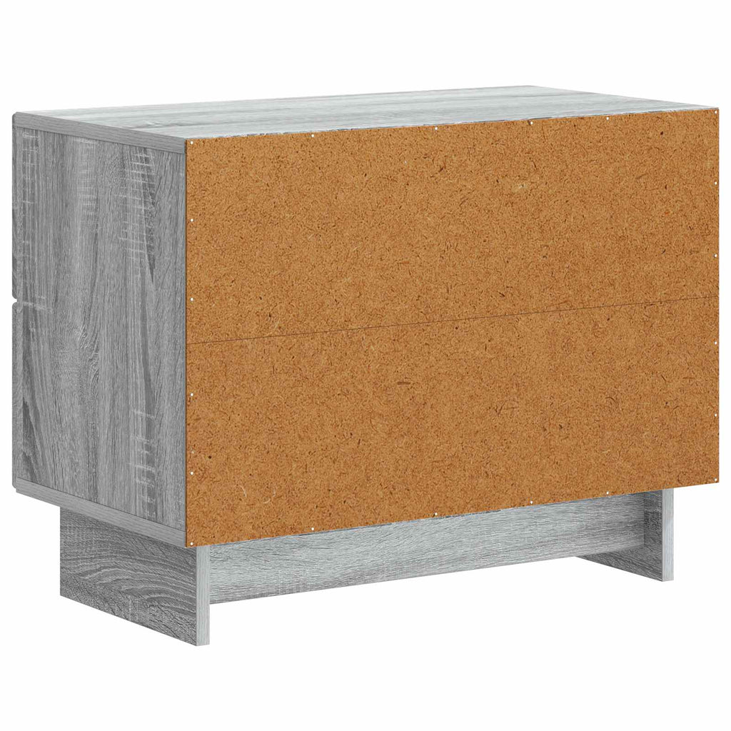 vidaXL Szafka Nocna z szufladą Szary Sonoma 62 x 34,5 x 47,5 cm