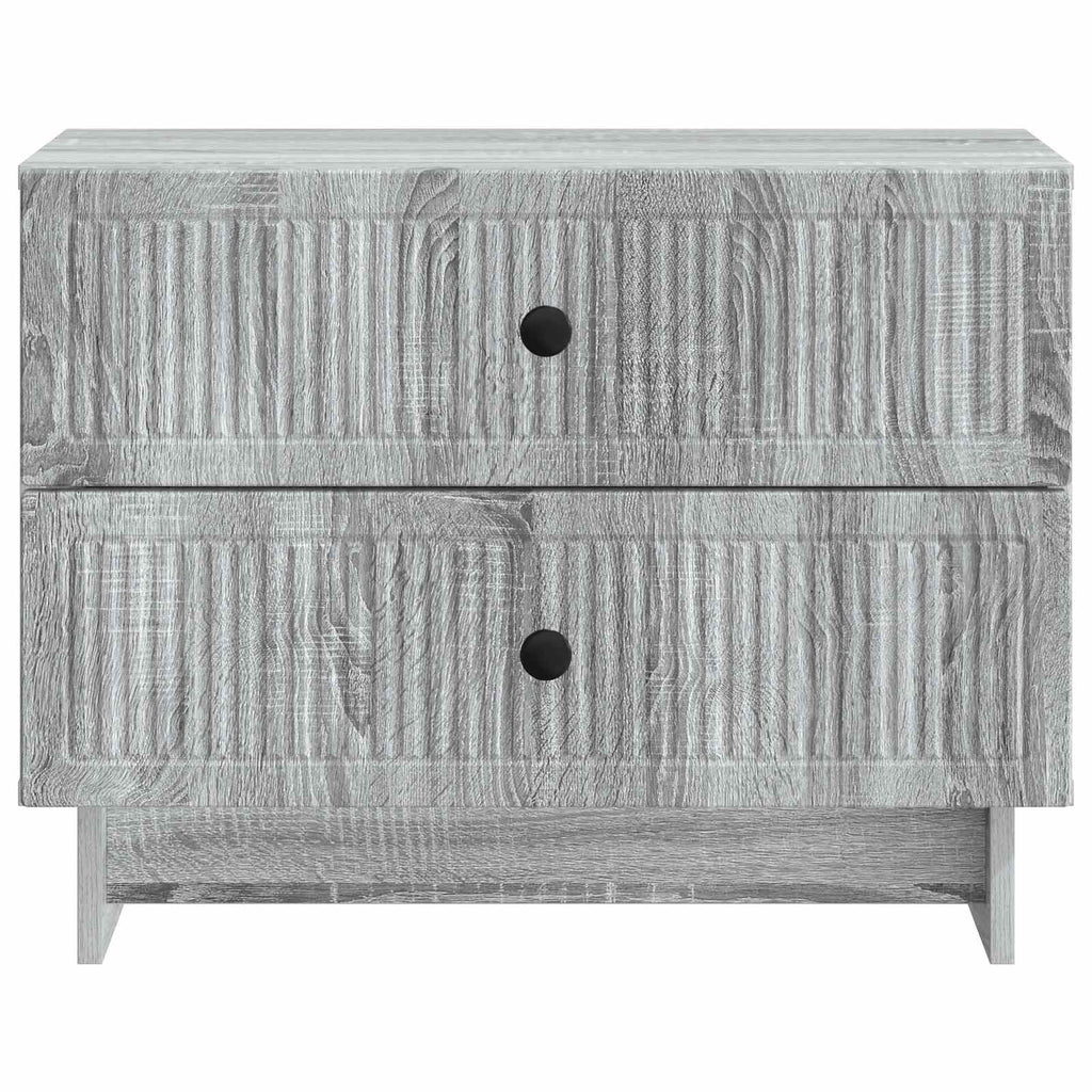 vidaXL Szafka Nocna z szufladą Szary Sonoma 62 x 34,5 x 47,5 cm