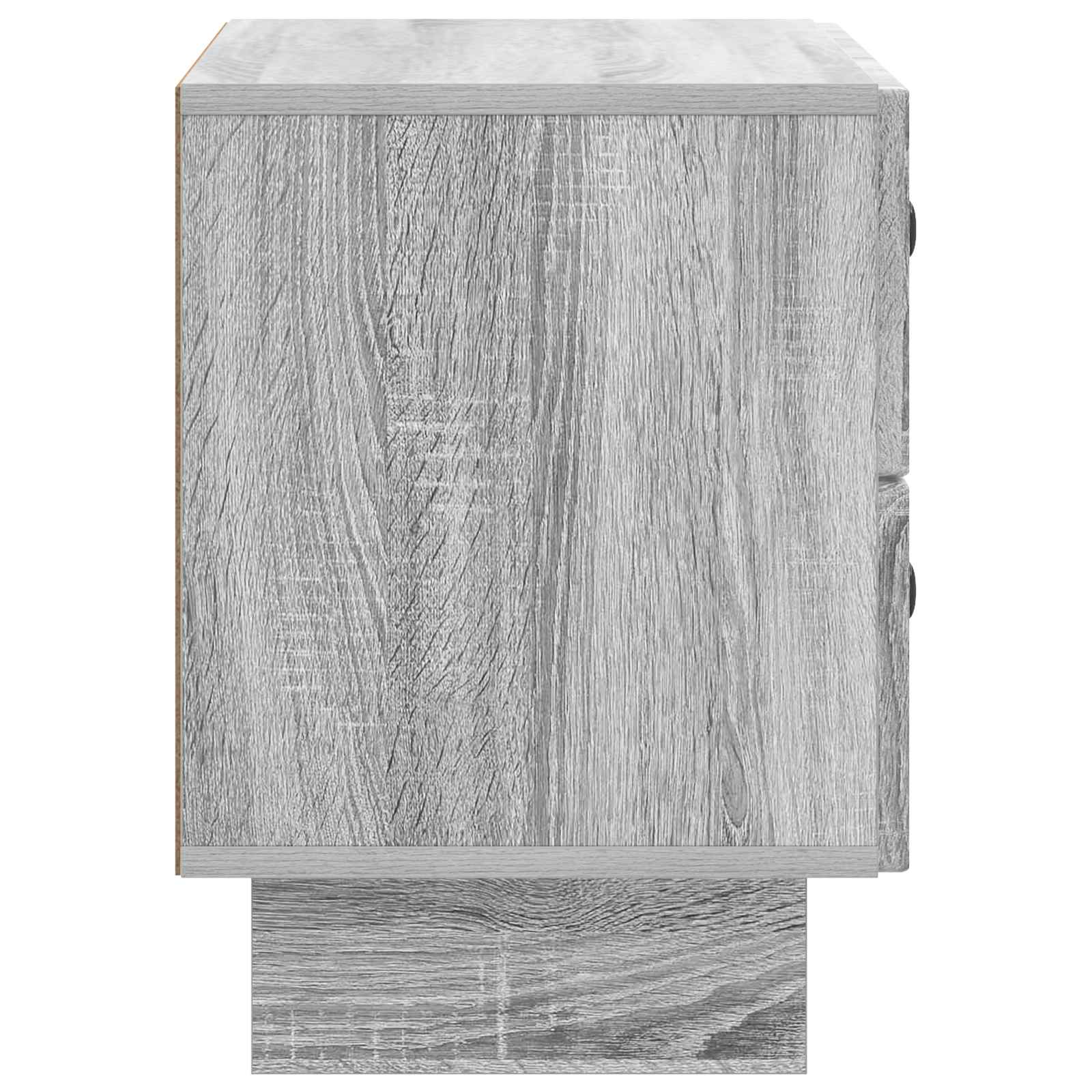 vidaXL Szafka Nocna z szufladą Szary Sonoma 62 x 34,5 x 47,5 cm