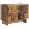 vidaXL Szafka Nocna z szufladą Stare drewno 62 x 34,5 x 47,5 cm