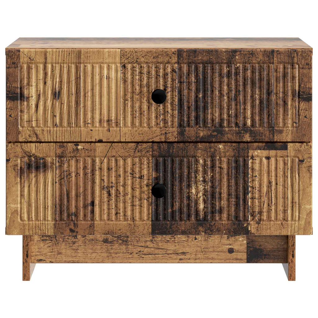vidaXL Szafka Nocna z szufladą Stare drewno 62 x 34,5 x 47,5 cm