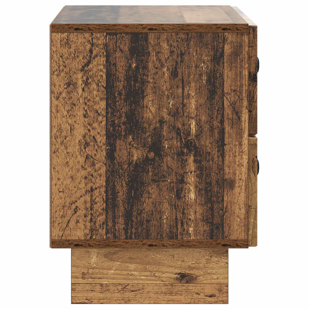 vidaXL Szafka Nocna z szufladą Stare drewno 62 x 34,5 x 47,5 cm