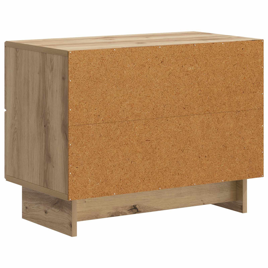 vidaXL Szafka Nocna z szufladą Dąb artisan 62 x 34,5 x 47,5 cm