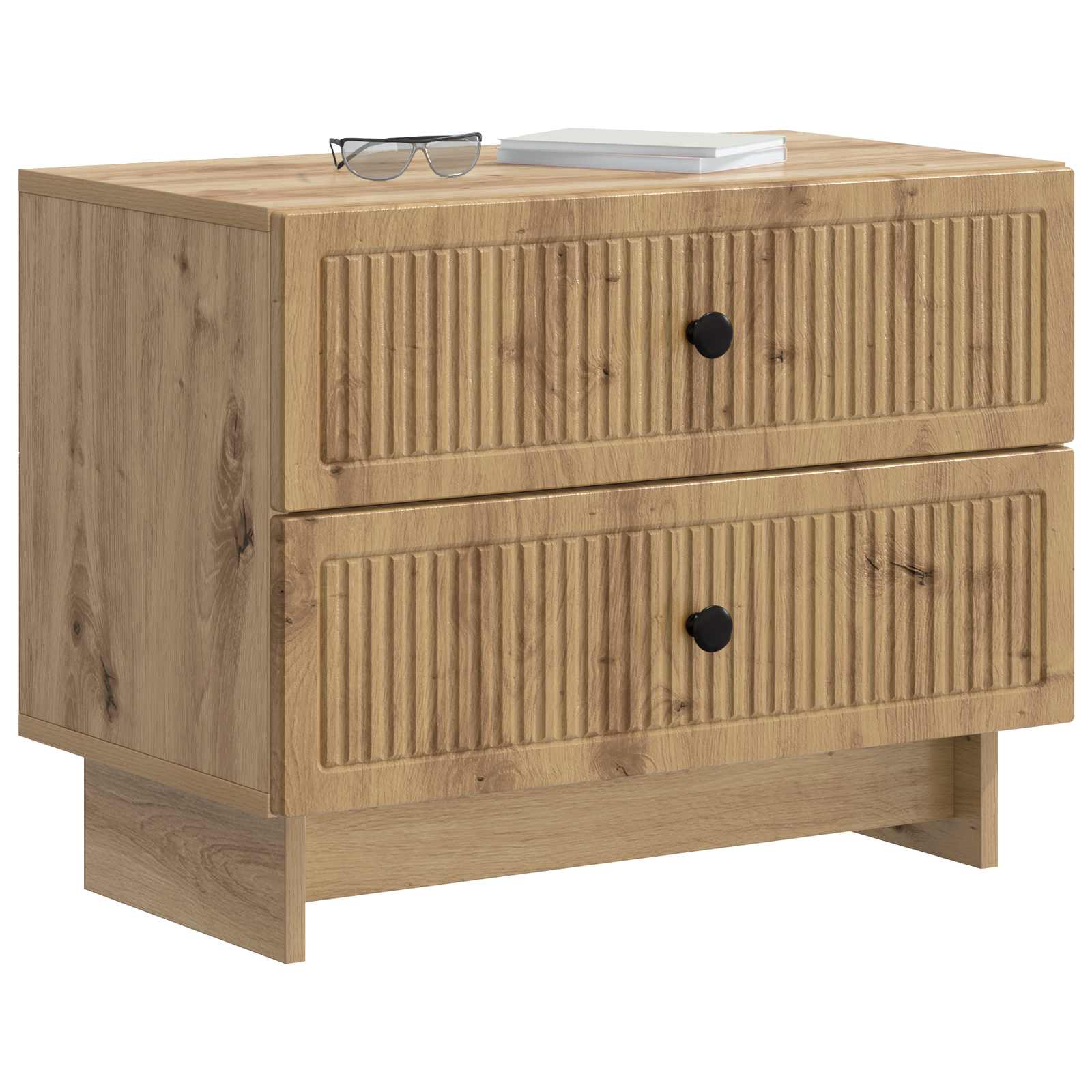 vidaXL Szafka Nocna z szufladą Dąb artisan 62 x 34,5 x 47,5 cm