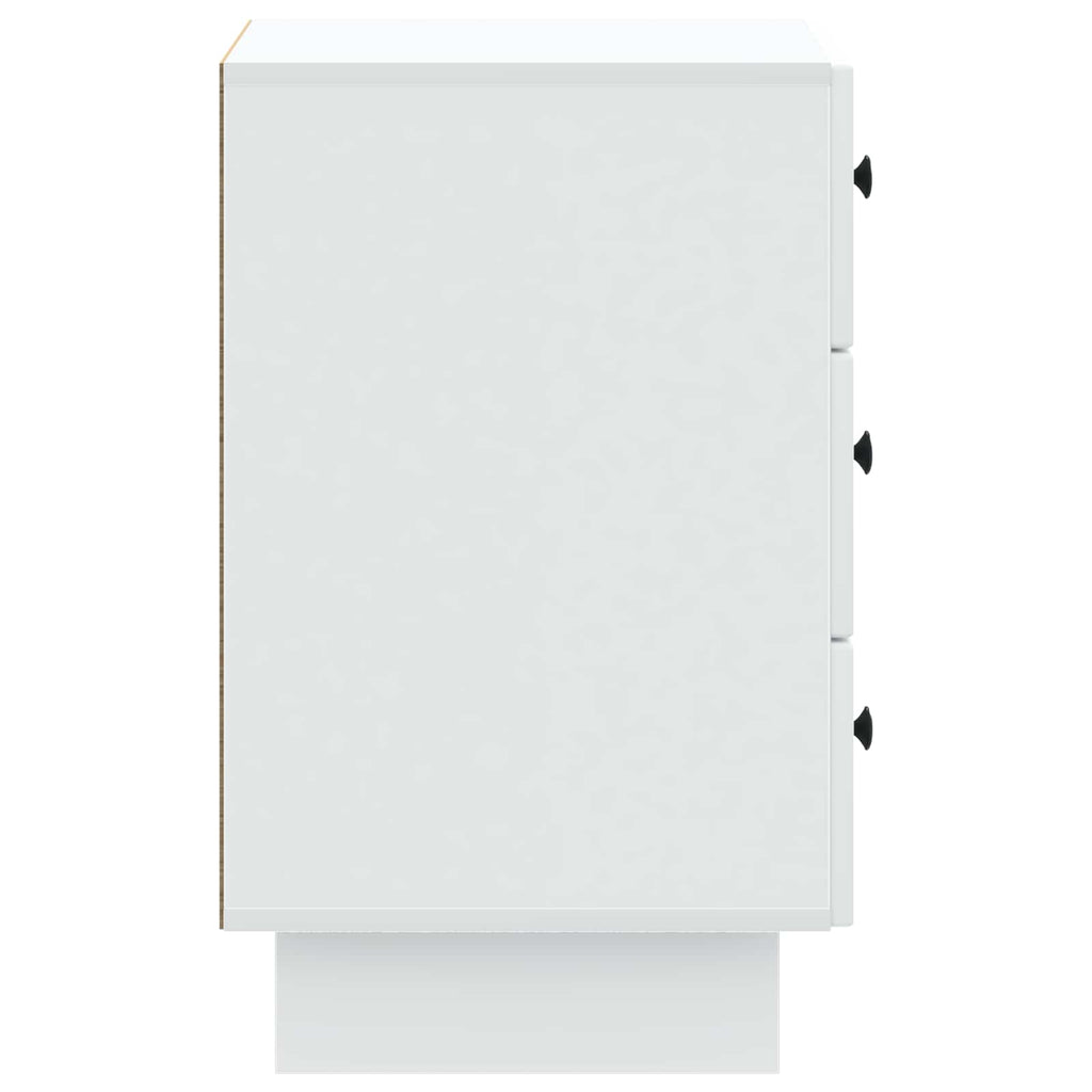 vidaXL Szafka Nocna Biały 43 x 41 x 66,5 cm Drewno inżynieryjne