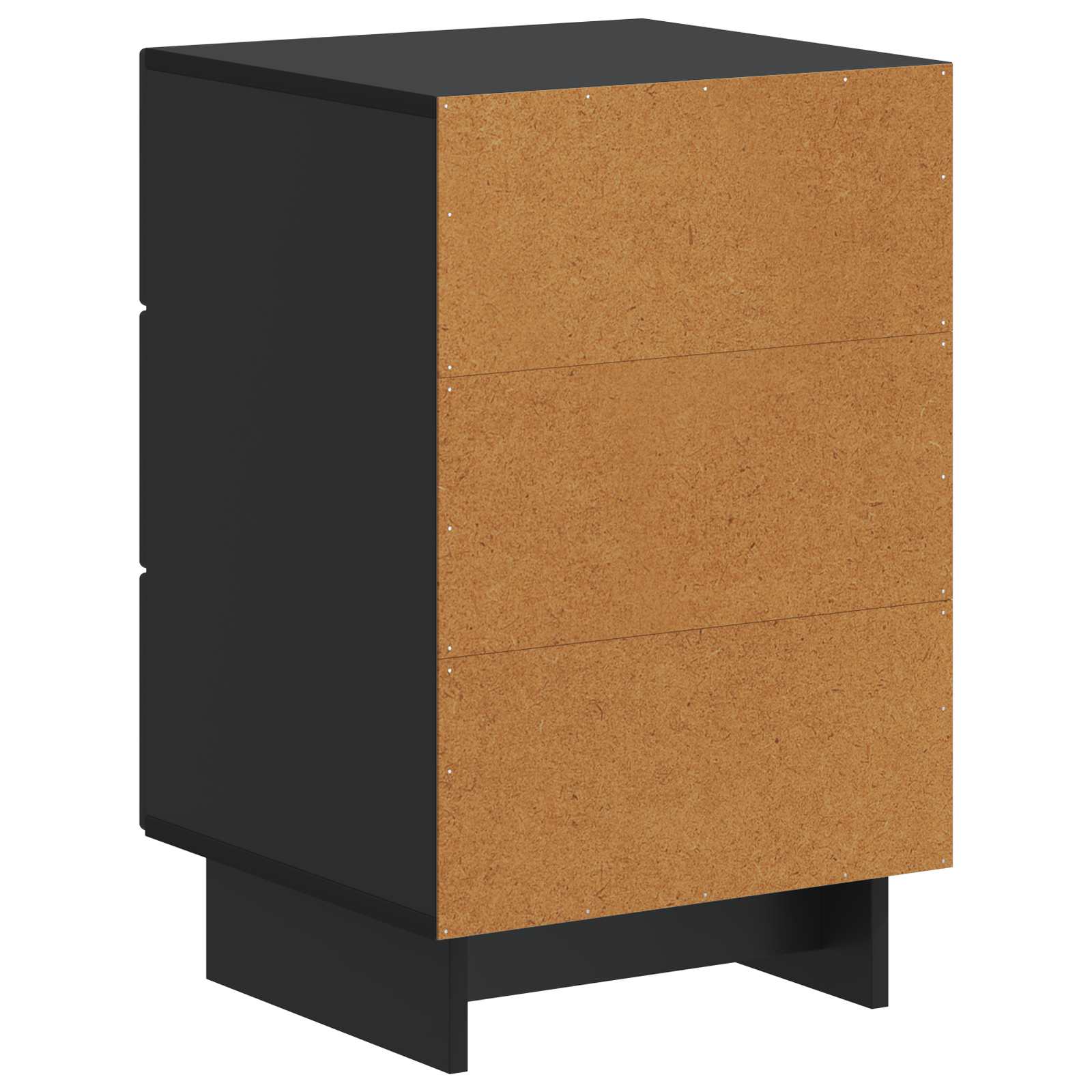 vidaXL Szafka Nocna Czarny 43 x 41 x 66,5 cm Drewno inżynieryjne