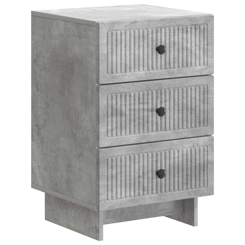 vidaXL Szafka Nocna z szufladą Betonowy szary 43 x 41 x 66,5 cm