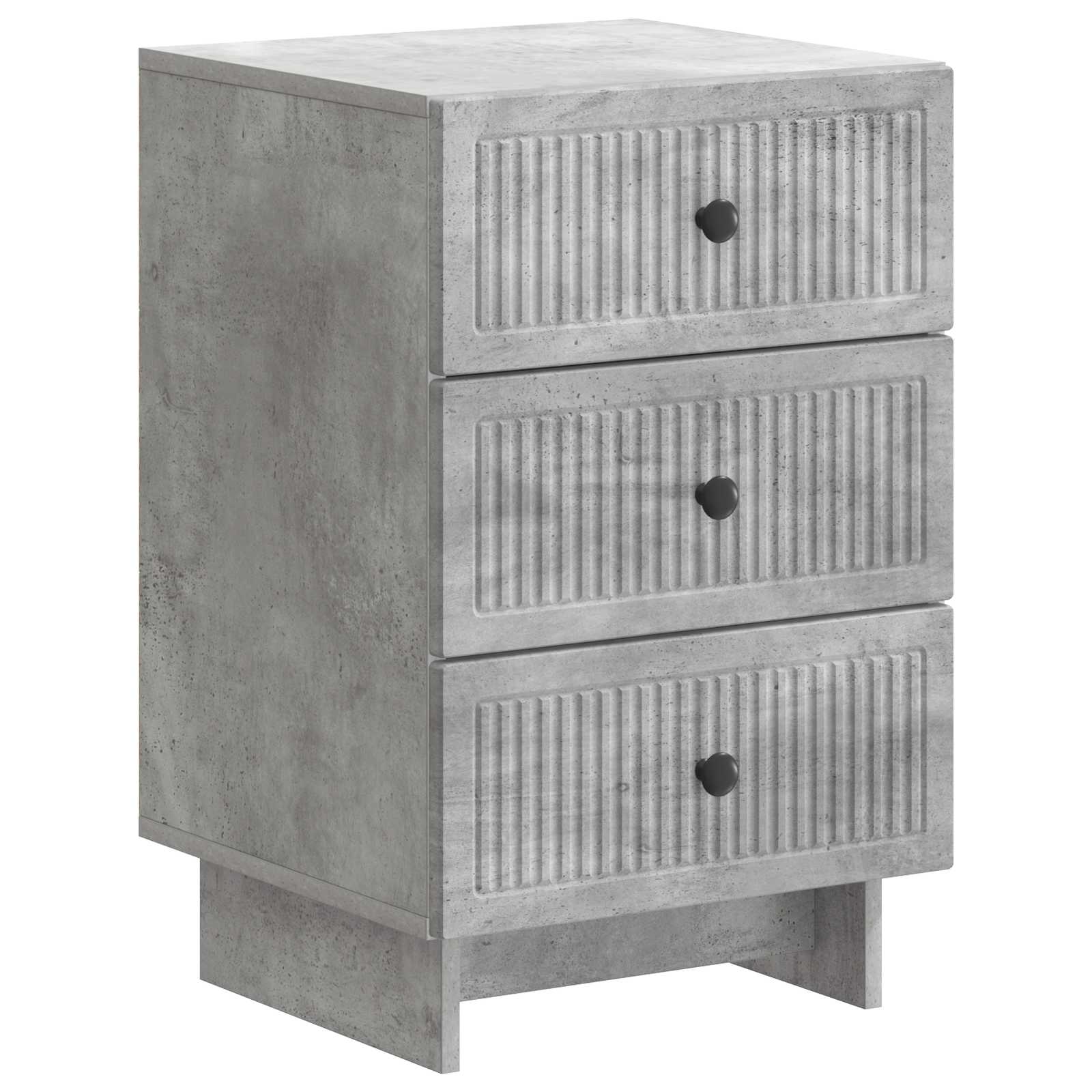 vidaXL Szafka Nocna z szufladą Betonowy szary 43 x 41 x 66,5 cm